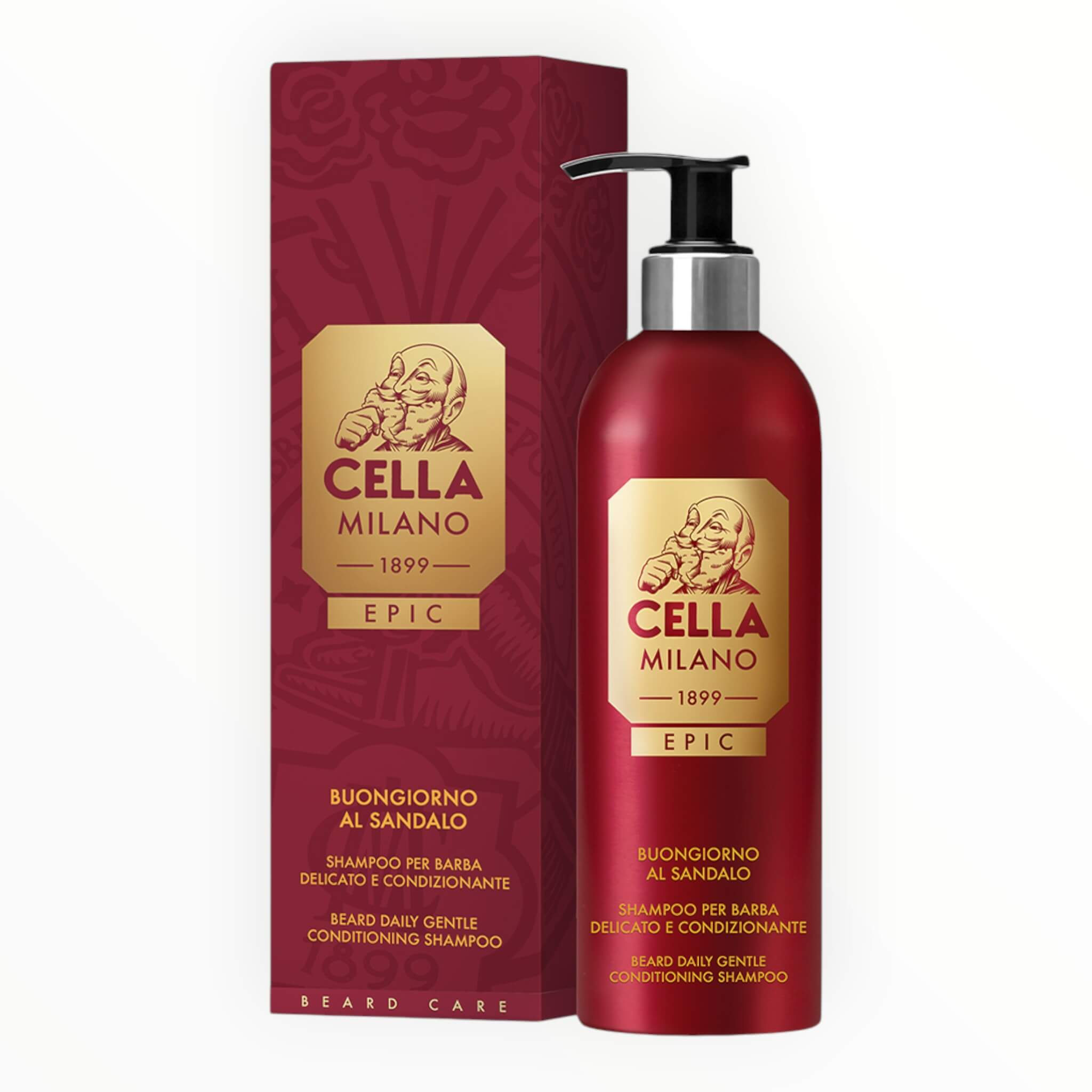Cella Milano Epic Skægshampoo  Buongiorno Al Sandalo  175 Ml