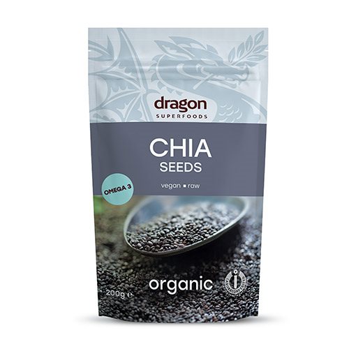 Chia Frø økologisk Dragon Food 200 Gram