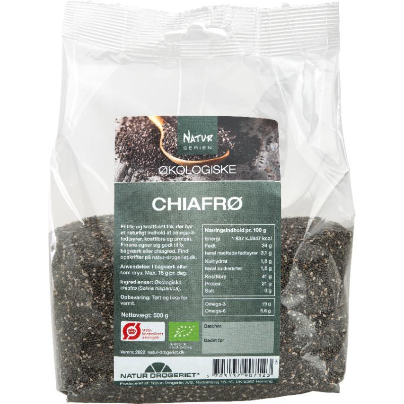 Chia Frø økologiske Naturdrogeriet 500 Gram