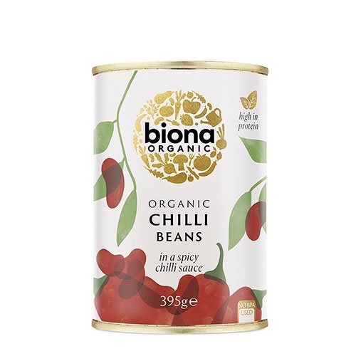Chilli Beans Røde Kidneybønner   Chili økologisk 395 Gram