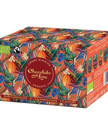 Chocolate And Love Cacao Oasis Ballotin æske 27x5   Gr   Rich Dark  Madagascar  Orange  Panama Og Sea Salt