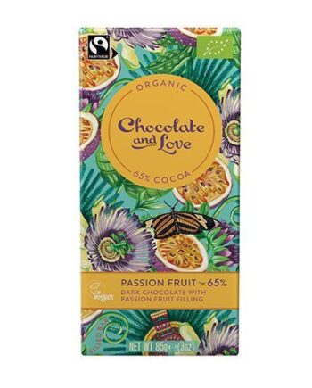 Chocolate And Love Chokolade Med Passionsfrugt Fyld    85g