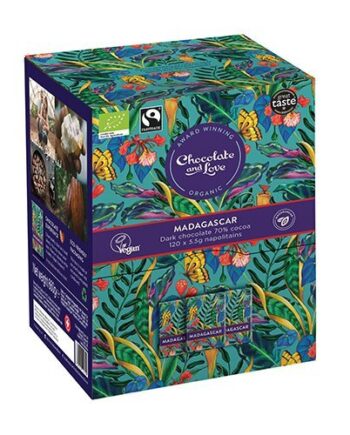 Chocolate And Love Madagascar Dispenser Box 120x5 5g Chokolader     60g