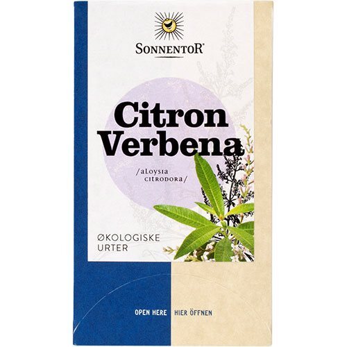 Citron Verbena Te   Sonnentor 18 Breve