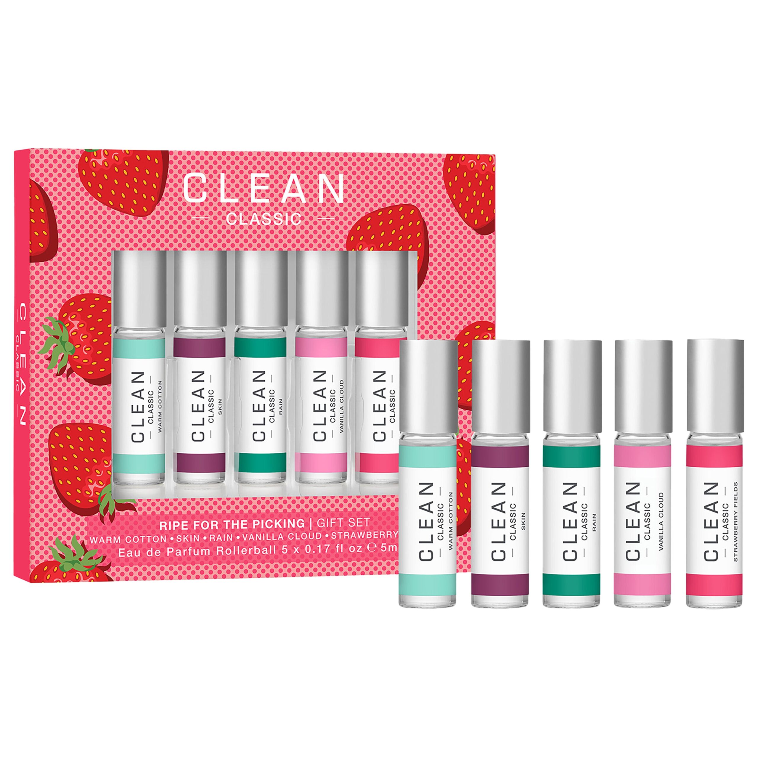 Clean Gift Set Classic Layering Rollerball Edp Ml 25 Ml