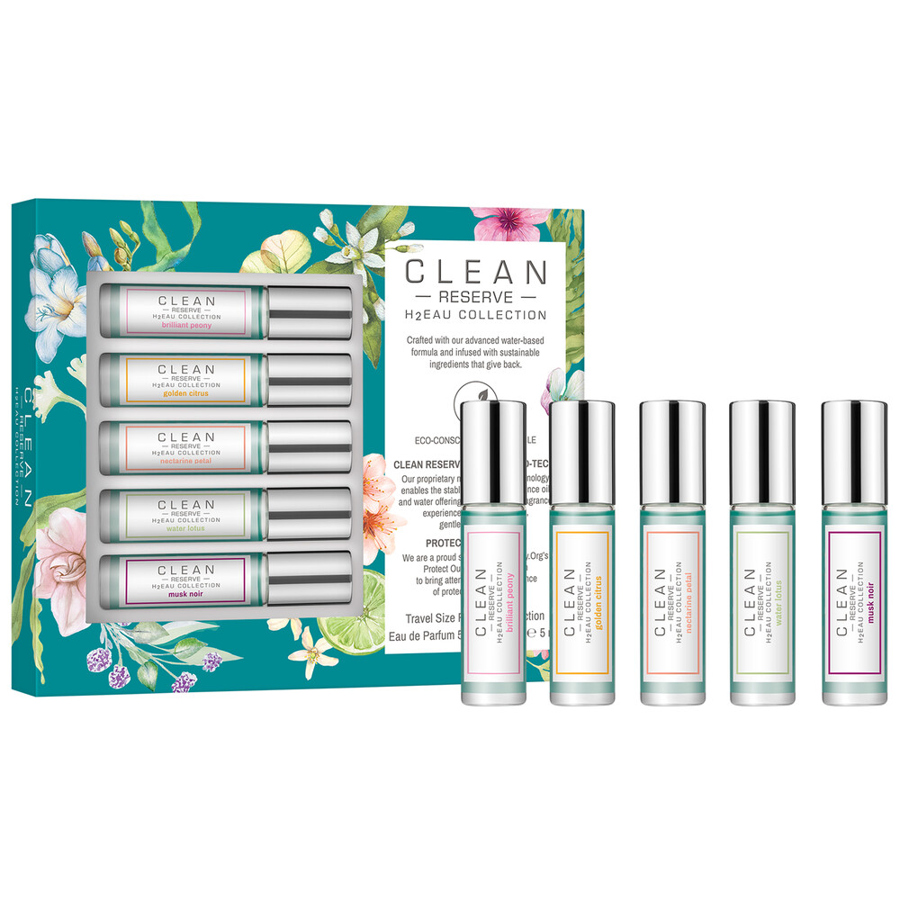 Clean Gift Set Reserve H2eau Travel Size Rollerball Collection Edp Ml