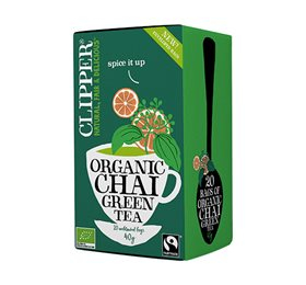Clipper Grøn Te Chai   20br