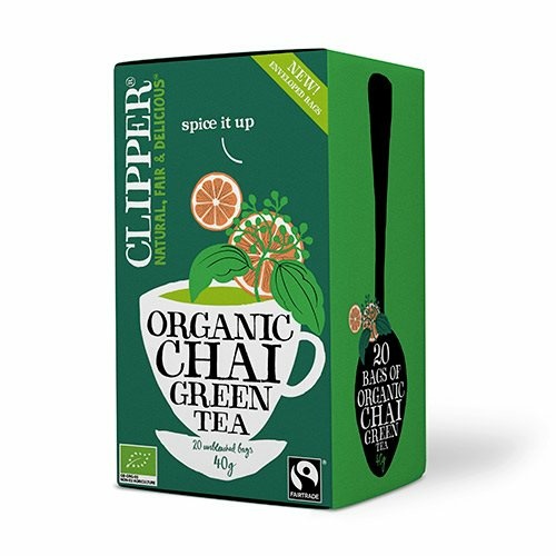 Clipper Grøn Te Chai    40g