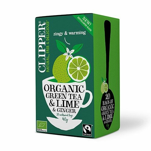Clipper Grøn Te    Lime   Ingefær    40g