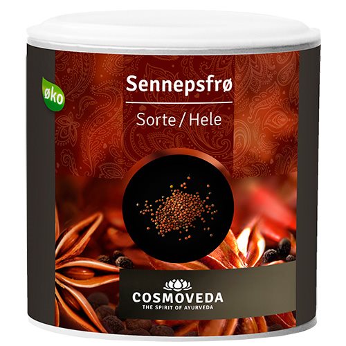 Cosmoveda Sorte Sennepsfrø Hele    130g
