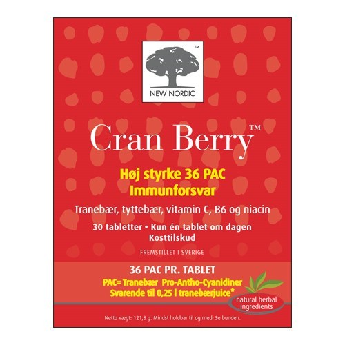 Cran Berry 30 Tabletter