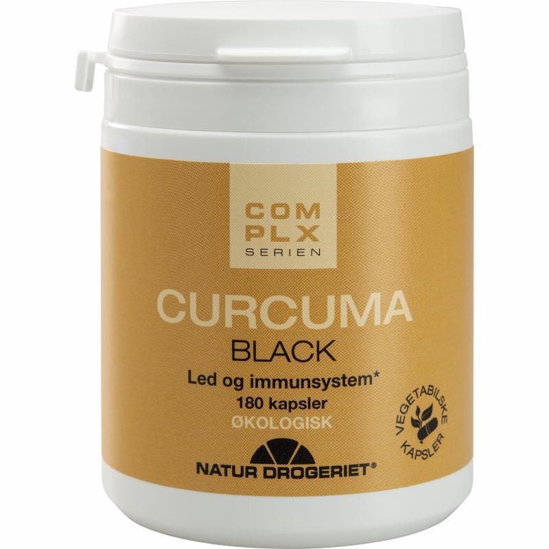 Curcuma Black      Gurkemeje Og Sort Peber 180 Kapsler