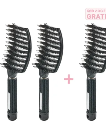 Curved Paddle Brush Køb   Stk  Få   Stk Gratis   Stk Sort     Gratis