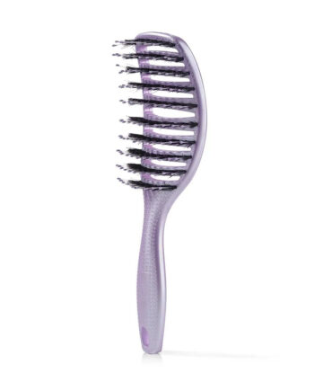 Curvy Brush Hårbørste Med Vildsvinehår Lavender