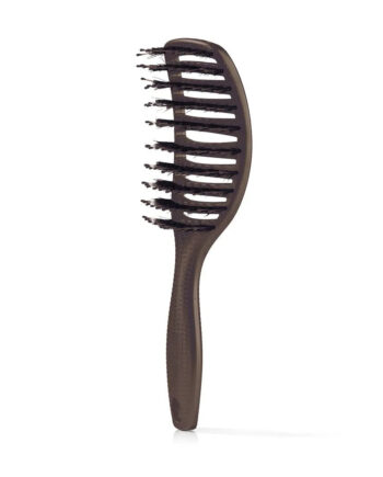 Curvy Brush Hårbørste Med Vildsvinehår Soft Espresso