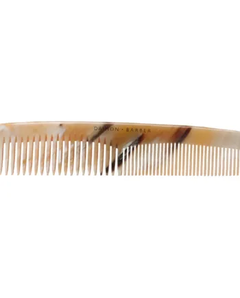 Daimon Barber Double Tooth Comb  Horn