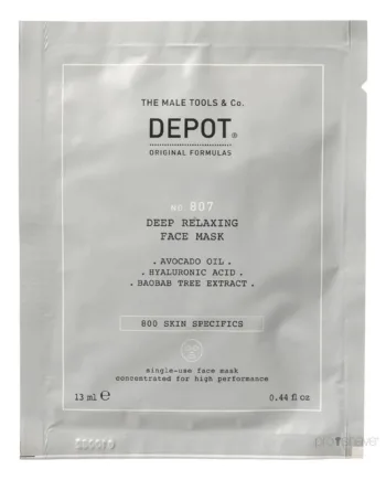 Depot The Male Tools   Co  Deep Relaxing Face Mask  No  807    Stk
