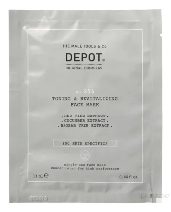 Depot The Male Tools   Co  Toning   Revitalizing Face Mask  No  806    Stk
