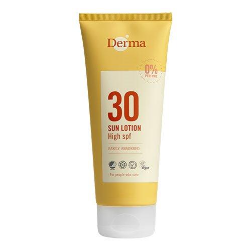 Derma Solcreme Høj Beskyttelse Faktor 30 200 Ml