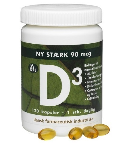 Dfi D3-vitamin 90 Mcg  120kap