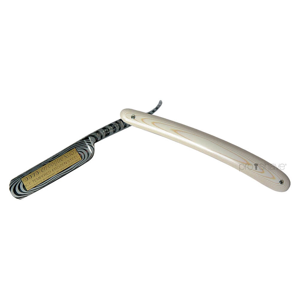 Dovo Solingen Straight Razor Round Nose Micarta Antrasit