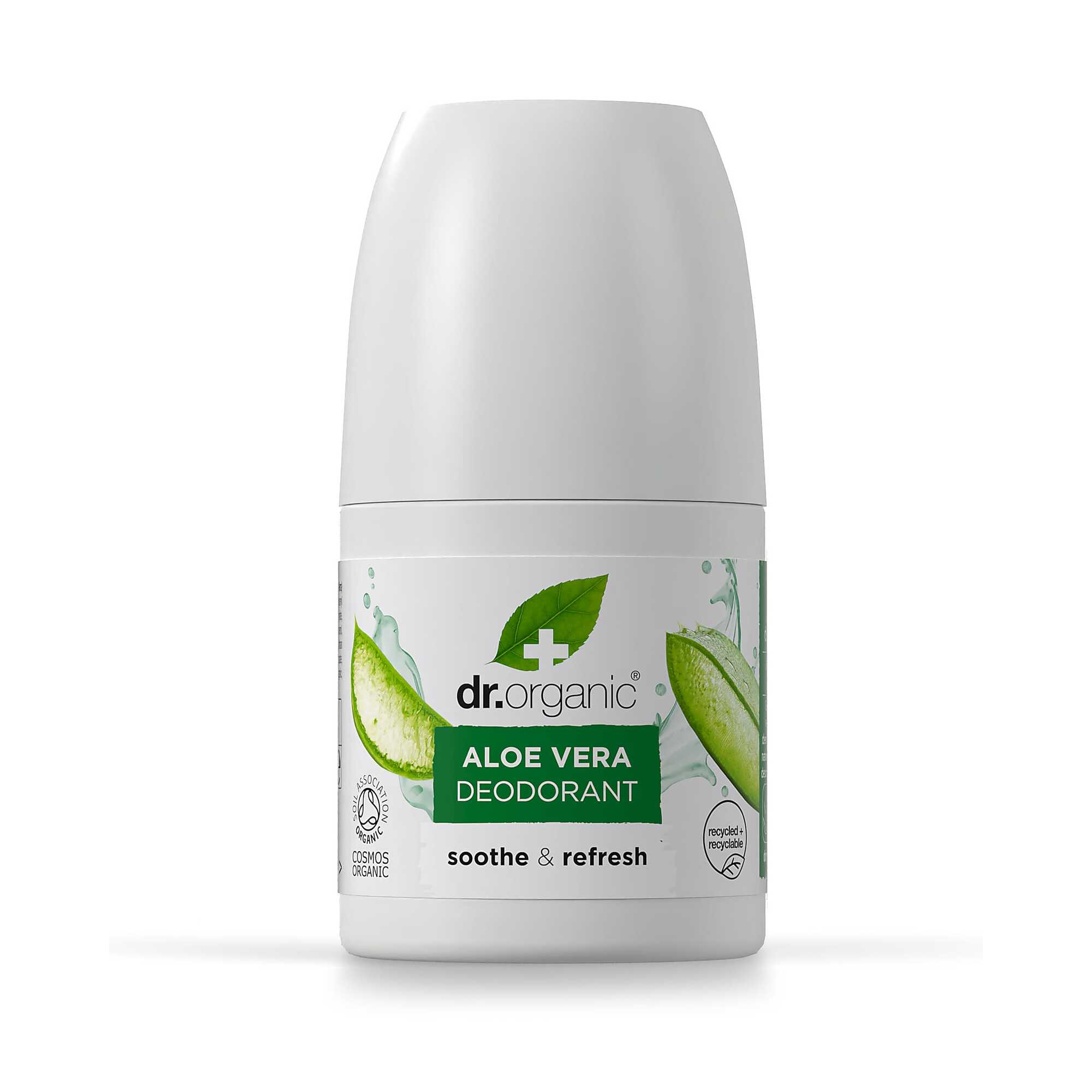 Dr  Organic Deo Roll On Aloe Vera 50 Ml