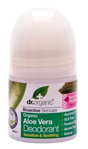 Dr  Organic Deo Roll On Aloe Vera 50ml