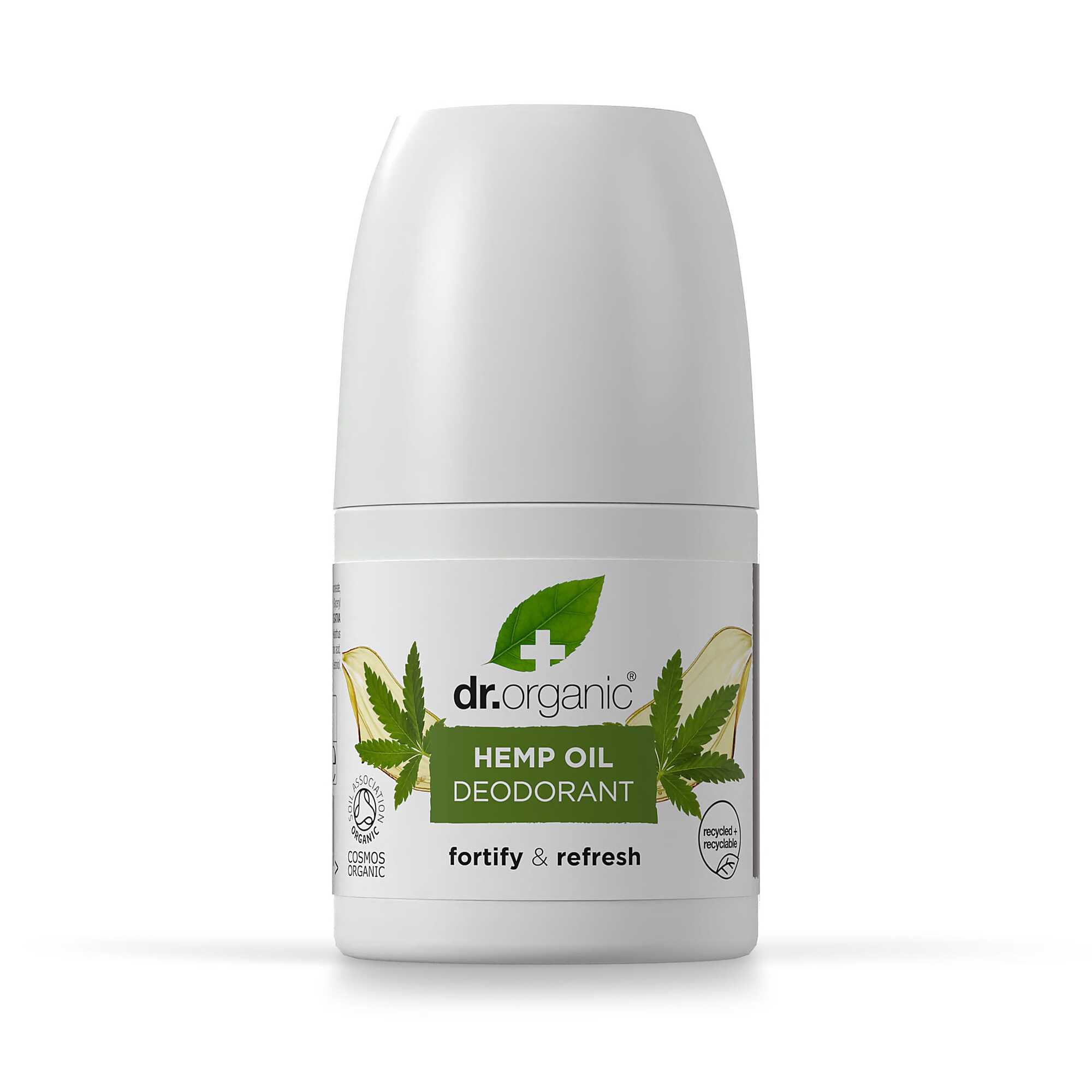 Dr  Organic Deo Roll On Hemp Oil 50 Ml