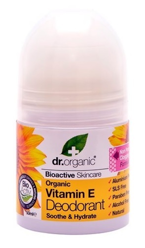 Dr  Organic Deo Roll On Vitamin   50ml
