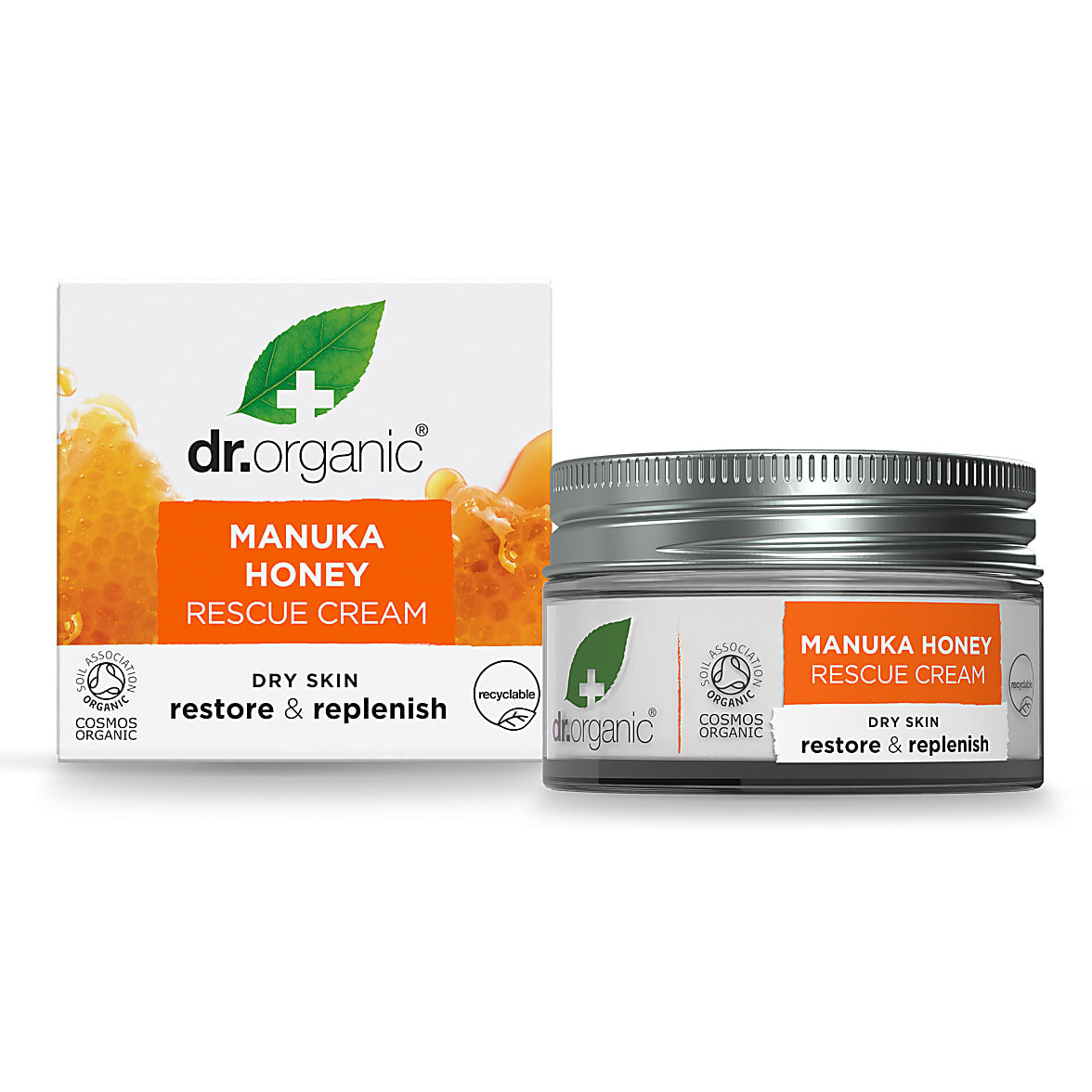 Dr  Organic Manuka Rescue Cream 50 Ml