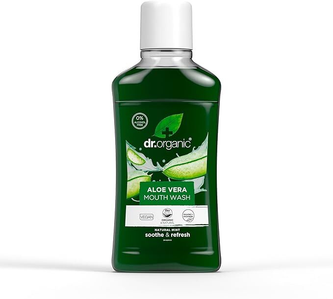 Dr  Organic Mundskyl Aloe Vera 500 Ml