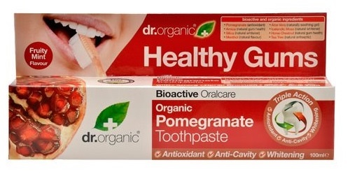 Dr  Organic Tandpasta Pomegranate 100ml