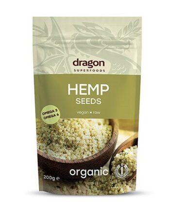 Dragon Superfoods Hampefrø Afskallede    200g