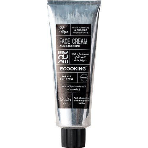 Ecooking Ansigtscreme Herre 50 Ml   Inkl  Gratis Ecooking Ansigtolie 10 Ml  Værdi 159 95