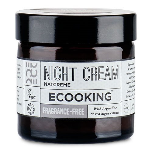 Ecooking Night Cream Parfumefri  50 Ml   Inkl  Gratis Ecooking Ansigtolie 10 Ml  Værdi 159 95