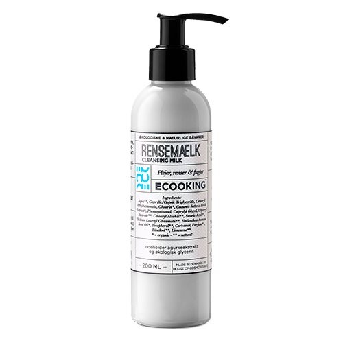 Ecooking Rensemælk 200 Ml   Inkl  Gratis Ecooking Ansigtolie 10 Ml  Værdi 159 95