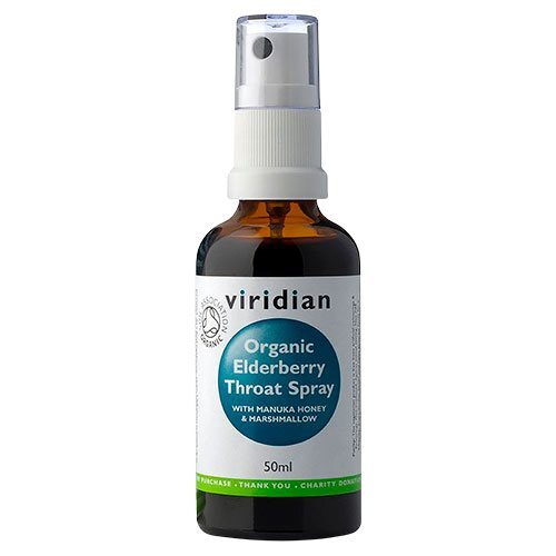 Elderberry Throat Spray  Halsspray  økologisk 50 Ml