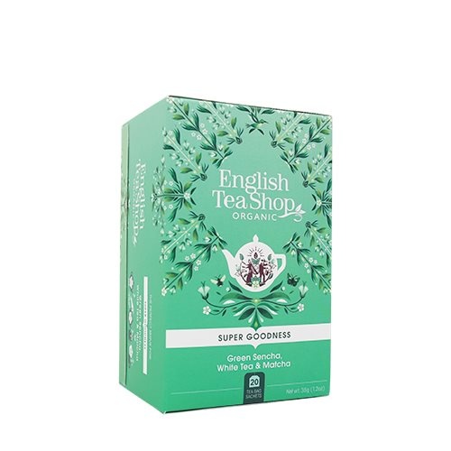 English Tea Shop Green Sencha White Tea   Matcha øko  20 Breve