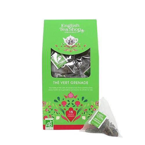 English Tea Shop Green Tea   Pommegranate økologisk 15 Breve