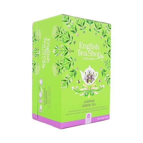 English Tea Shop Jasmine Green Tea økologisk 20 Breve