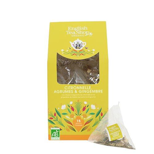 English Tea Shop Lemongrass  Citrus   Ginger Tea økologisk 15 Breve