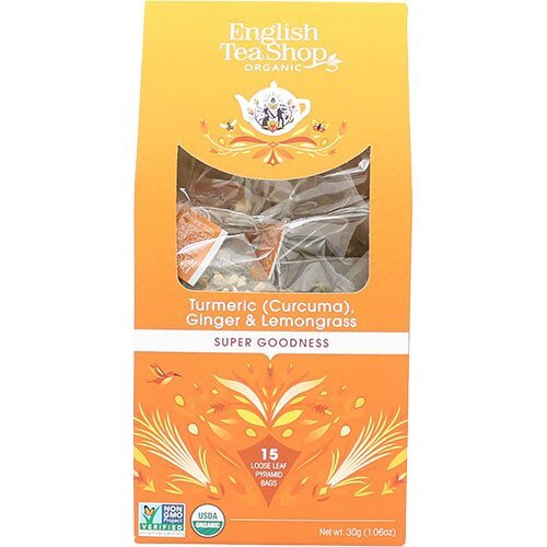 English Tea Shop Turmeric Ginger   Lemongras økologisk 15 Breve