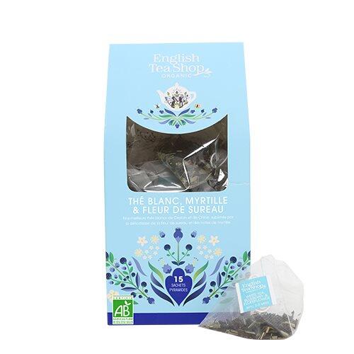 English Tea Shop White Tea  Blueberry   Elderflower Tea økologisk 15 Breve