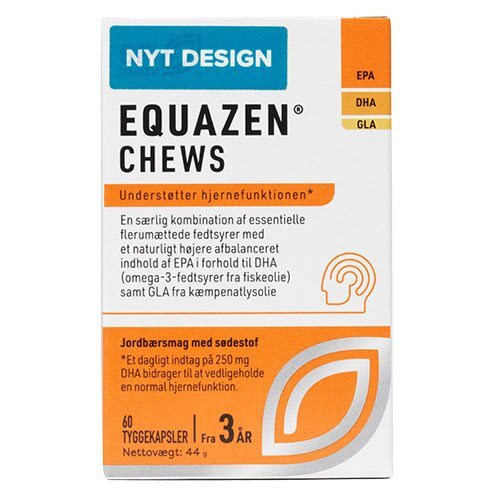 Eye   Chews Tyggekap     Jordbærsmag 60 Kapsler