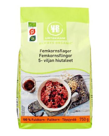 Femkornsflager økologisk 750 Gram