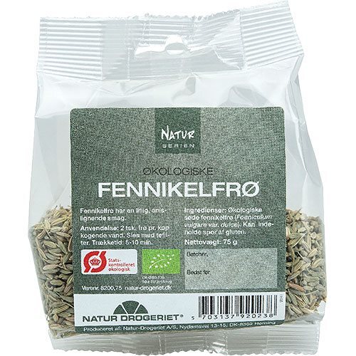 Fennikel Hele Frø økologisk 75 Gram