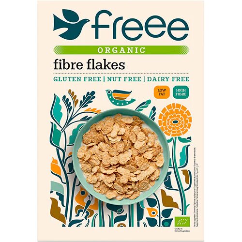 Fibre Flakes Gl Fri Doves øko 375 Gram