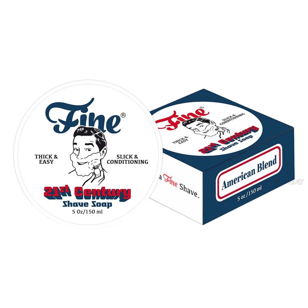 Fine Accoutrements American Blend Barbersæbe Skål 150 Ml