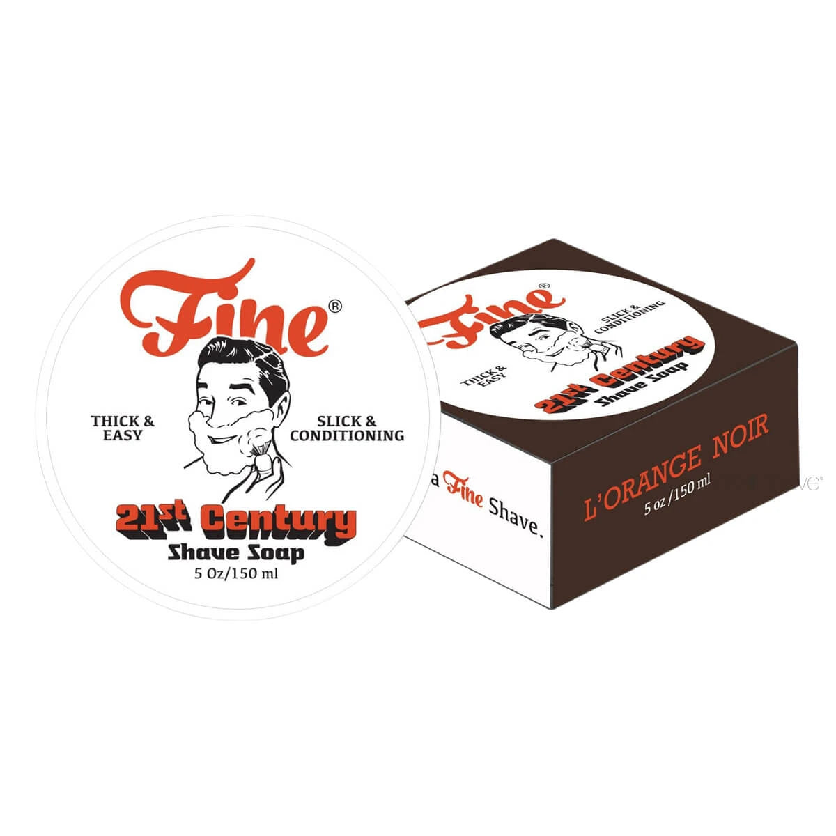 Fine Accoutrements Apos Orange Noir Barbersæbe Skål 150 Ml