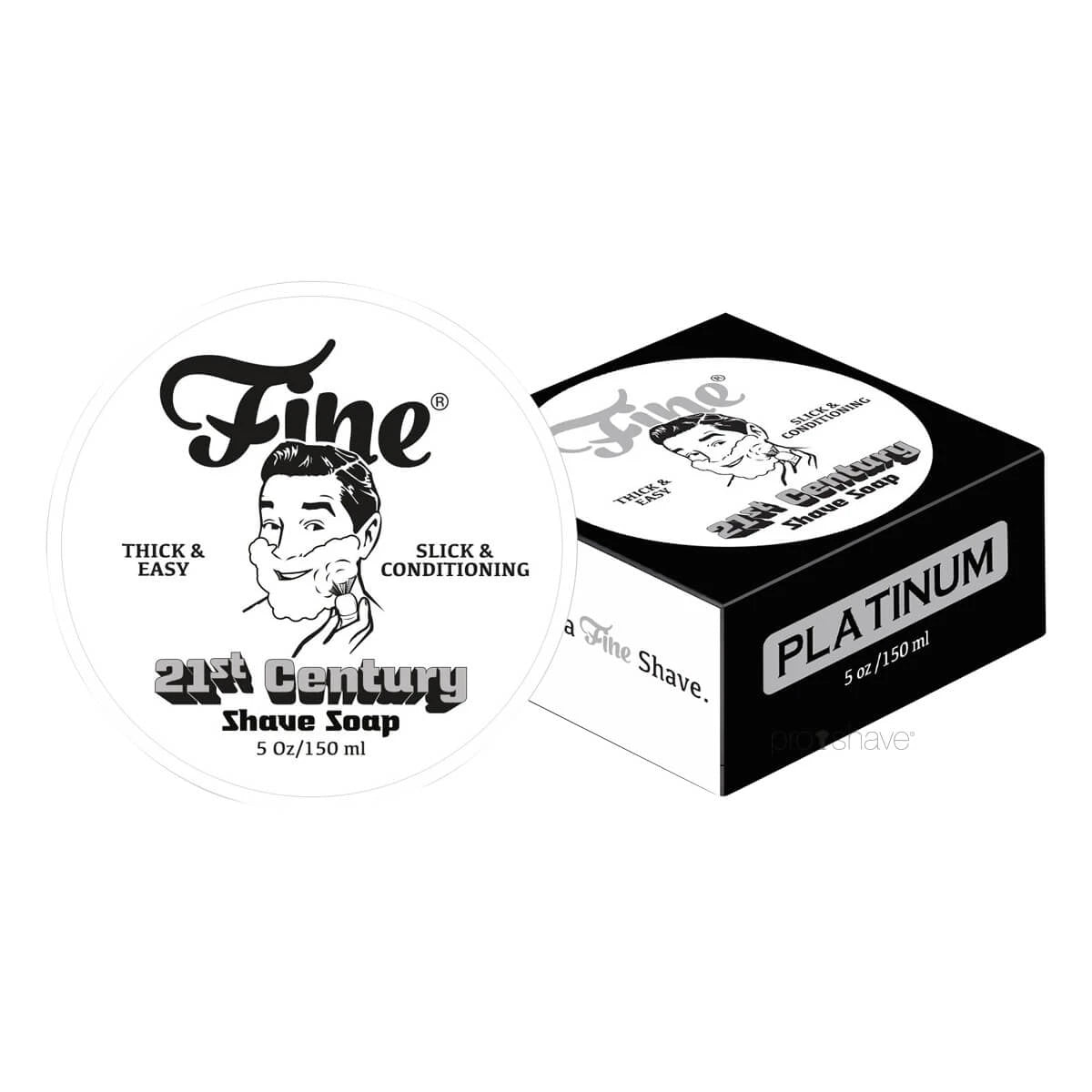 Fine Accoutrements Platinum Barbersæbe Skål 150 Ml
